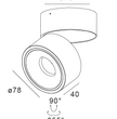 Spot apparent Design HALO 1 – Polyvalence, précision et élégance moderne
