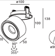 HALO 278 Spot semi-encastré Design  – Polyvalence, précision et élégance moderne