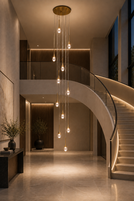 Grand Lustre - AQUA LUSTRE - IP20 - Sur mesure