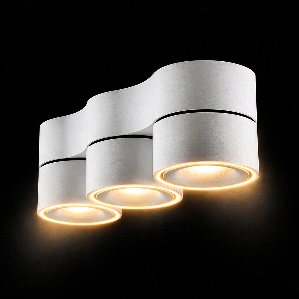 HALO 3 - Triple Spot apparent Design – Polyvalence, précision et élégance moderne