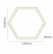 Suspension HEXAGONALE LED – Collection HEXA 4060