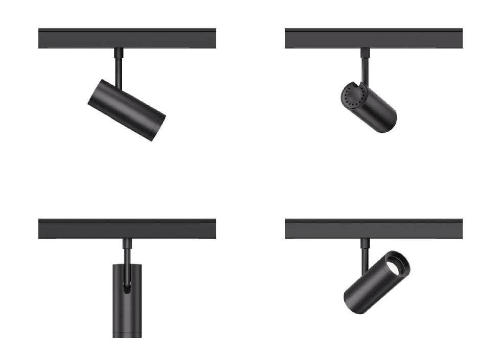 Spot sur rail REVO PMA1035 Zoomable – Polyvalence, précision et design moderne pour TRACK Systems