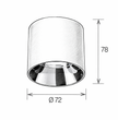 POLY 1 – Spot apparent Plafonnier 12W
