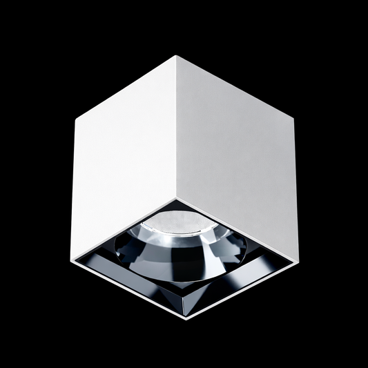 POLY 2 – Spot carré apparent Plafonnier 12W