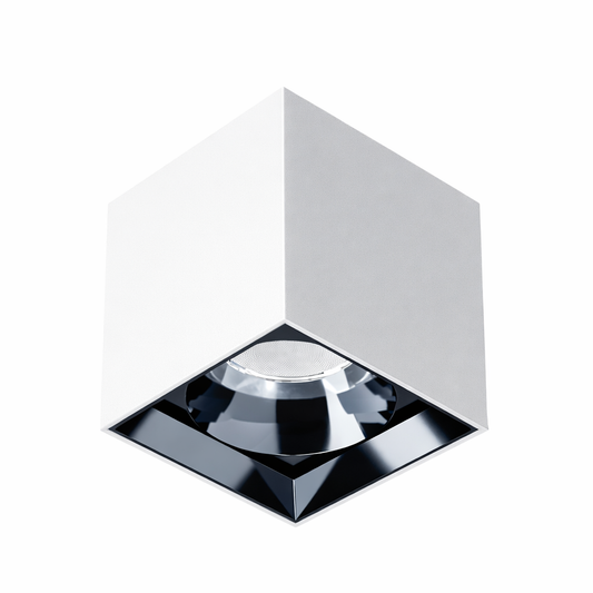 POLY 2 – Spot carré apparent Plafonnier 12W