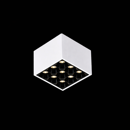 Spot apparent POLY 214 – Plafonnier LED architectural 11W – Blanc