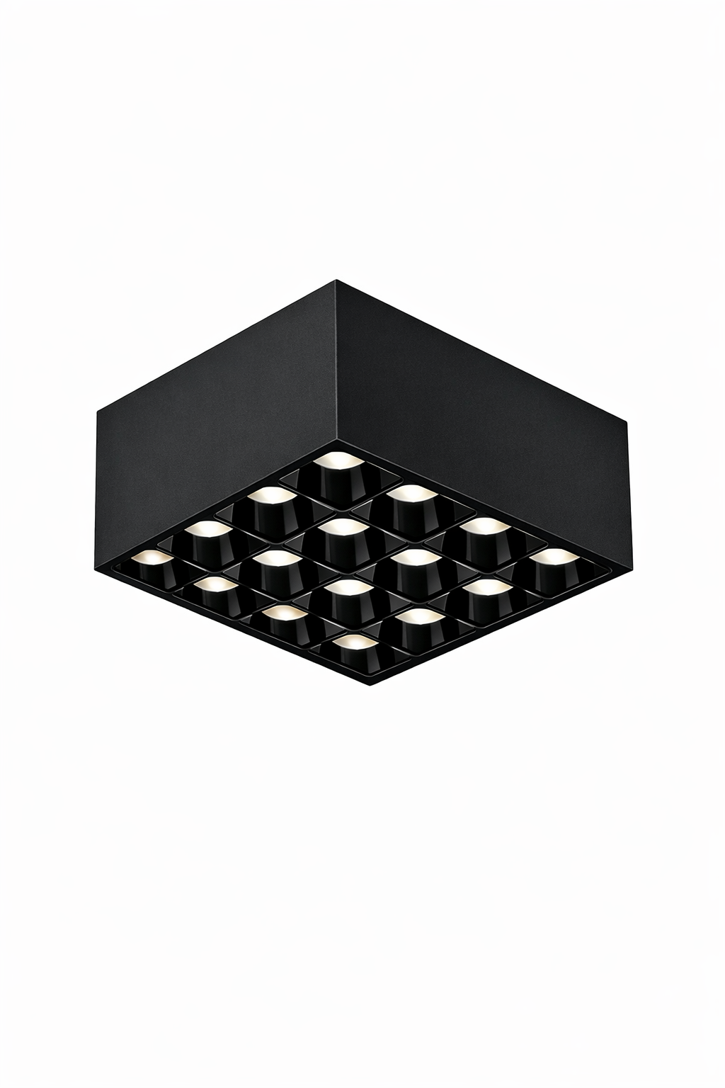 Spot apparent POLY 215 –16W | Plafonnier LED architectural 16W – Blanc