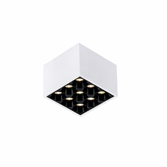 Spot apparent POLY 214 – Plafonnier LED architectural 11W – Blanc