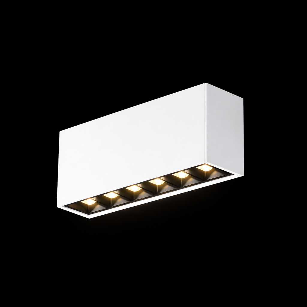 Spot apparent POLY 217 –11W | Plafonnier LED architectural 11W – Blanc