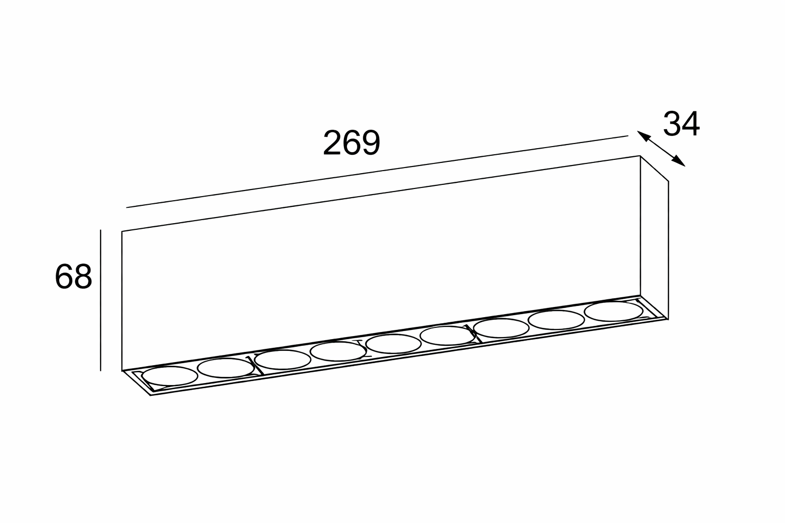 Spot Apparent POLY 222 –22W | Performance, Élégance & Précision