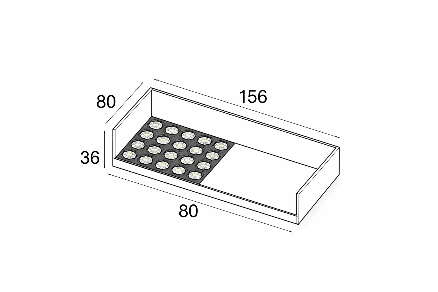 Spot apparent POLY 251 –13W | Performance, Élégance & Précision