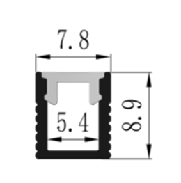 Rail Alumininium RPM0809