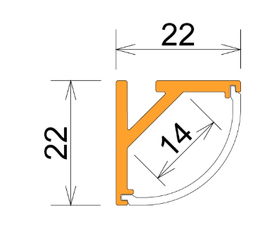 Rail Alumininium RPM2222