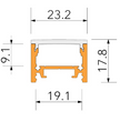 Rail Alumininium RPM2318