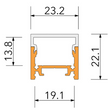 Rail Alumininium RPM2318