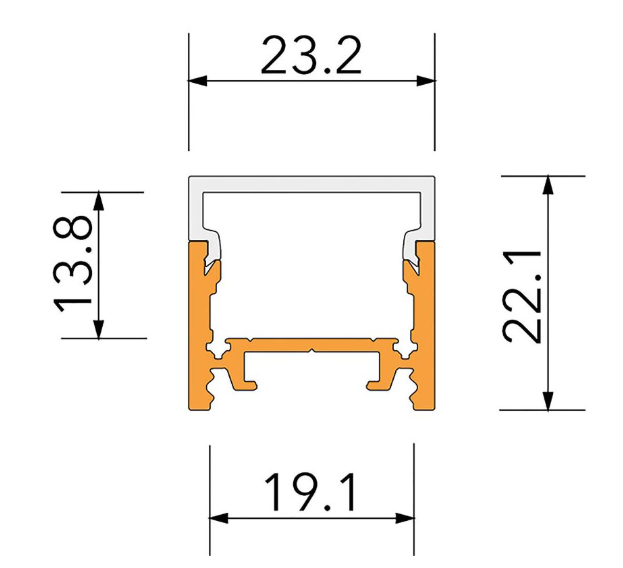 Rail Alumininium RPM2318