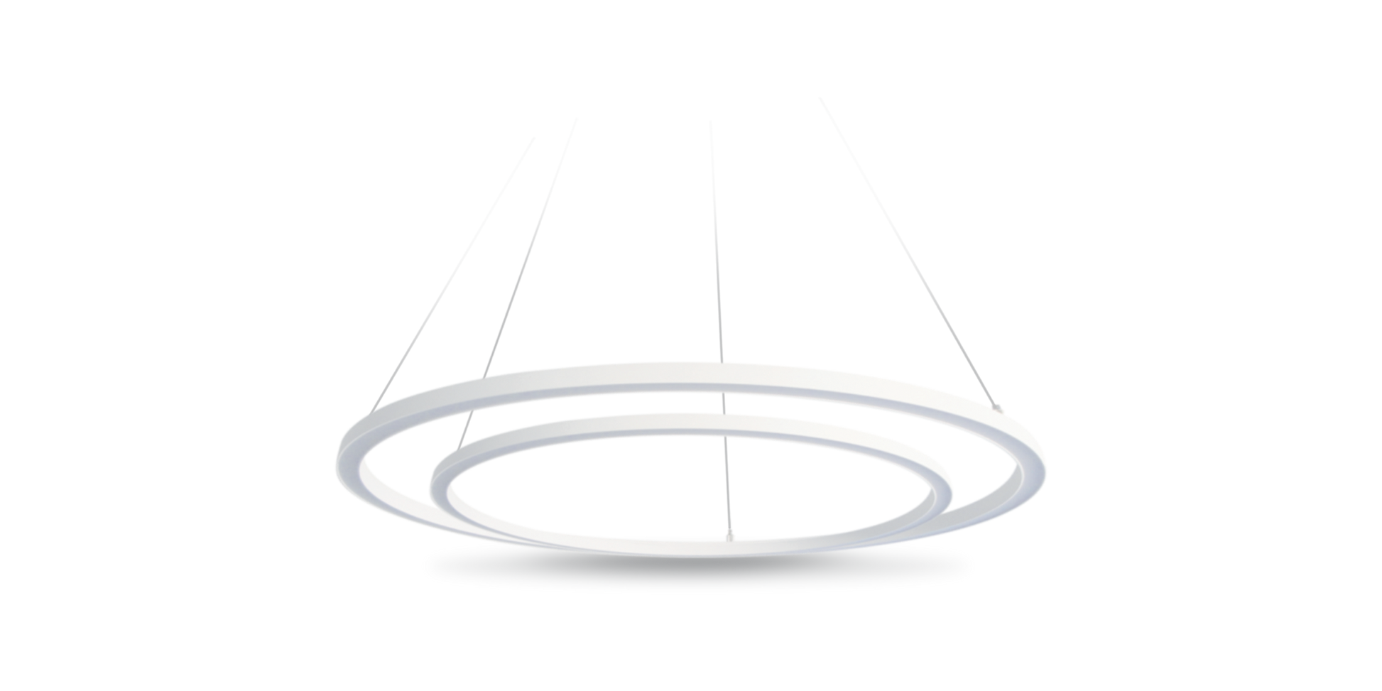 Suspension LED SATURNE DUO SLIM – L’anneau lumineux architectural