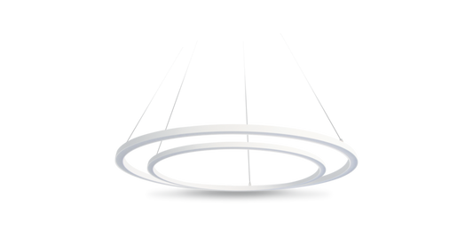 Suspension LED SATURNE DUO SLIM – L’anneau lumineux architectural