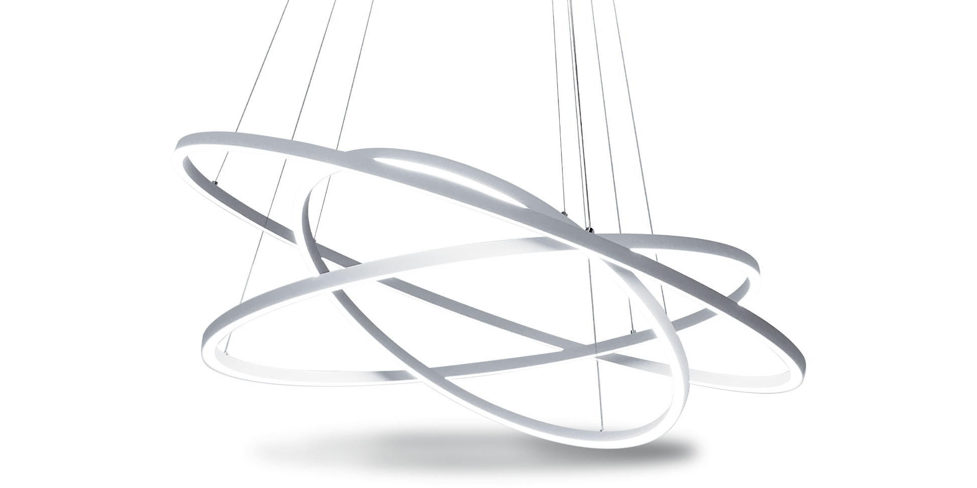 Suspension LED SATURNE TRIPLE SLIM – L’anneau lumineux architectural