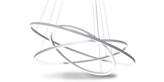 Suspension LED SATURNE TRIPLE SLIM – L’anneau lumineux architectural