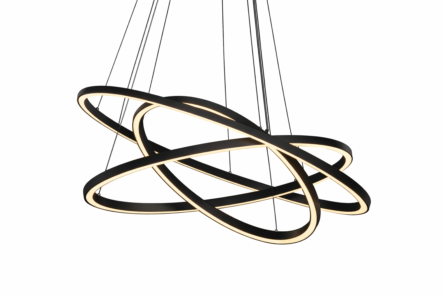 Suspension LED SATURNE TRIPLE SLIM – L’anneau lumineux architectural