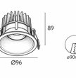 Spot LED Encastré SIRA 1131 – Design profond, élégance absolue