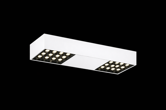 Spot apparent POLY 216 –26W |  Plafonnier LED architectural 26W – Blanc