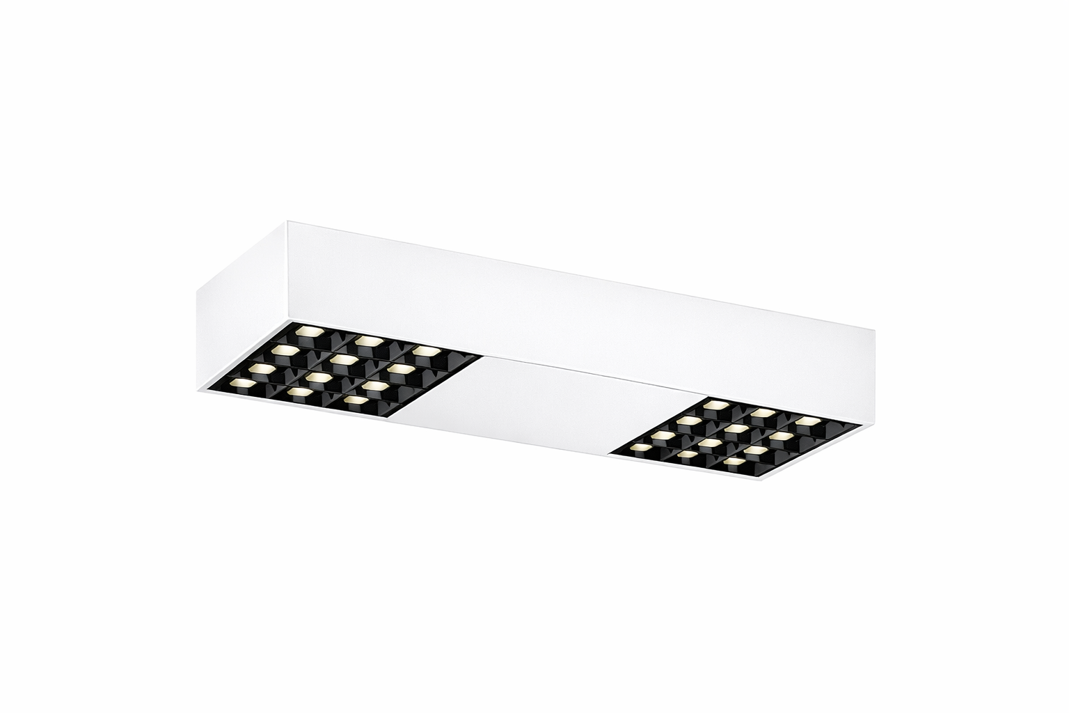 Spot apparent POLY 216 –26W |  Plafonnier LED architectural 26W – Blanc