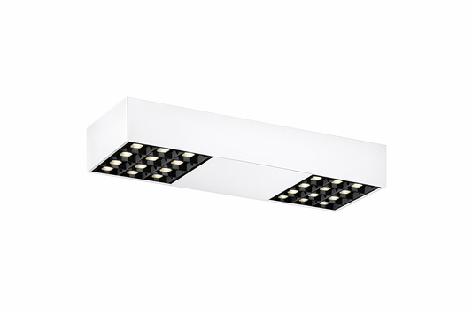 Spot apparent POLY 216 –26W |  Plafonnier LED architectural 26W – Blanc