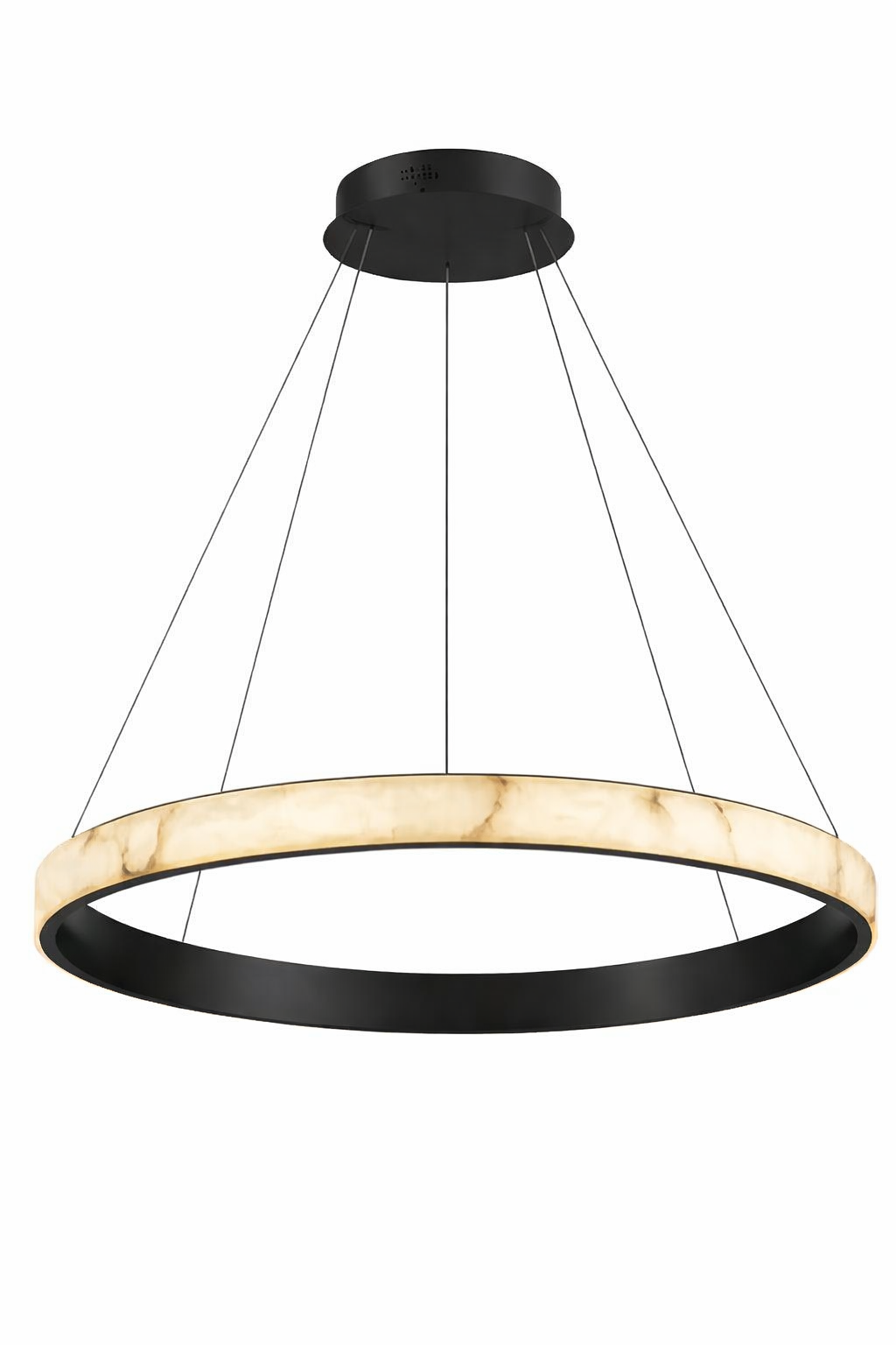 Suspension Alabaster Halo – L’Alliance Parfaite du Raffinement et de la Lumière