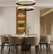 Suspension Alabaster Halo – L’Alliance Parfaite du Raffinement et de la Lumière